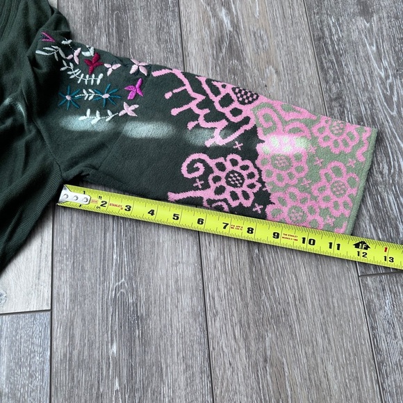 🛍️ Belldini 60% Cotton One button cardigan with embroidered Size L - Picture 5 of 5